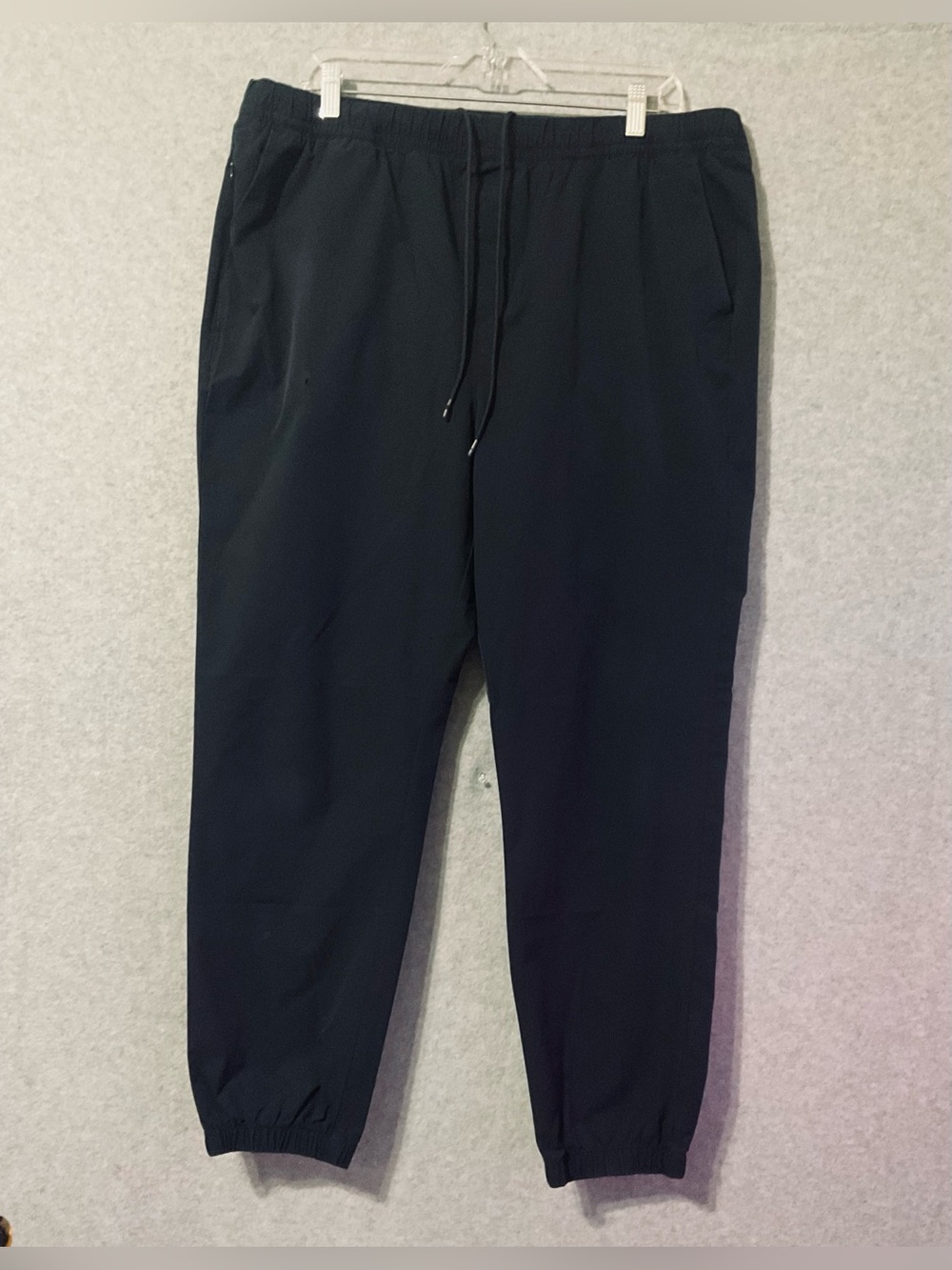 Banana REpublic Men's Casual Drawstring Jogger Pants - Black/Navy Sz XL